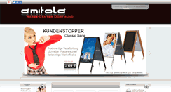 Desktop Screenshot of amitola-werbecenter.de