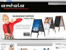 Tablet Screenshot of amitola-werbecenter.de